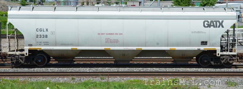 Car/wagon CGLX2338 left side / coté gauche